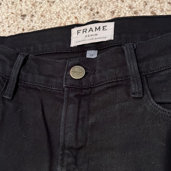 FRAME DENIM Black Jean - Picture 2 of 6